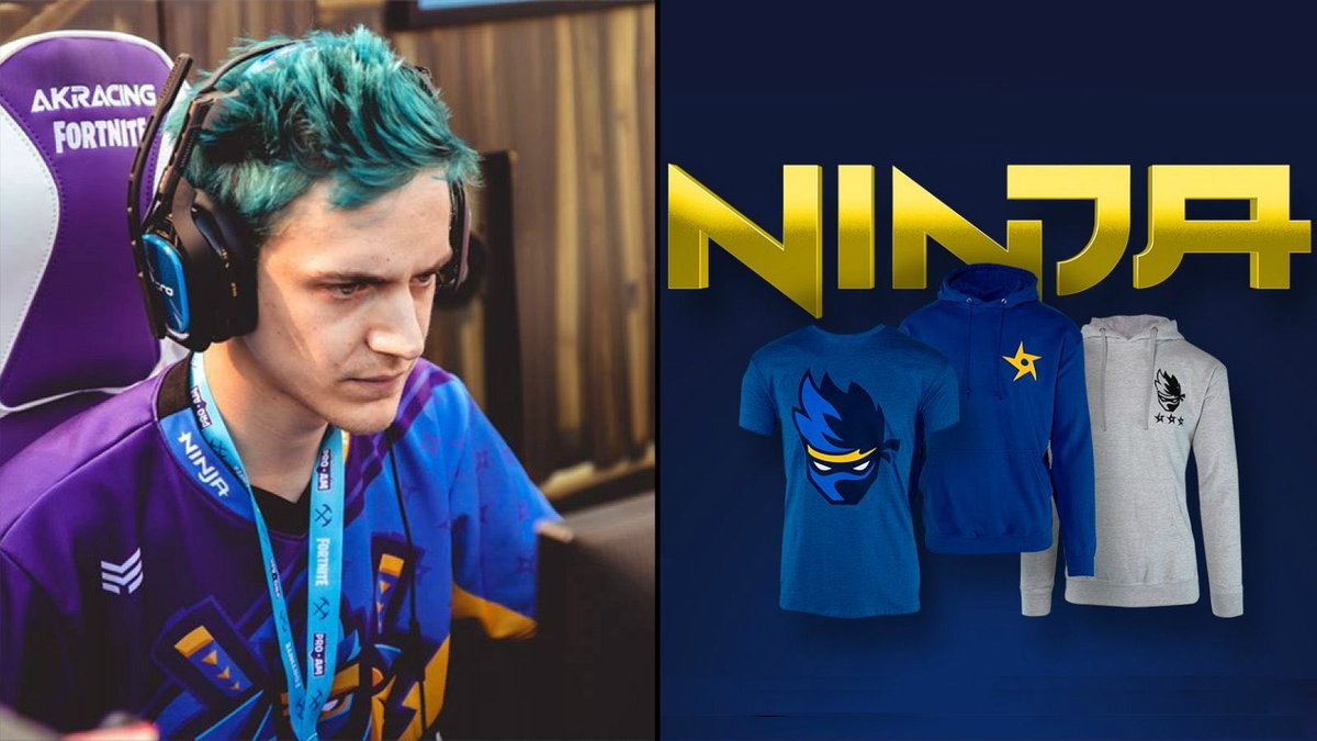 Normalización Himno eje Fortnite Info on Twitter: "Ninja finalmente lanza su marca propia de ropa y  merchandising ⭐️ https://t.co/DI1rypqNLj https://t.co/dYMePxWLrF" / Twitter