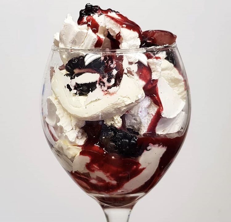 N E W  M E N U ! ! 🍾

Now that the leaves have started to drop, we've made a few seasonal changes to our main menu, such as this beautiful Poached Pear &amp; Mixed Berry 'Allostock Mess'. Why not pop in to see us, and give it a try?