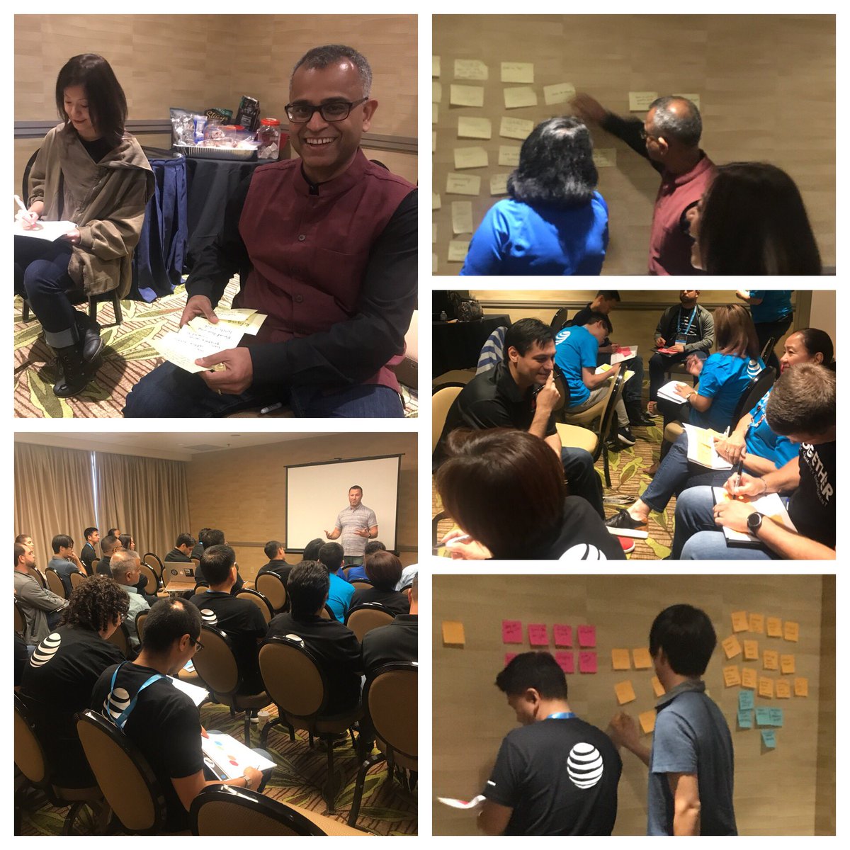 shrlysnz's tweet photo. Dedicated &amp; Committed @ATT_InspirASIAN leaders participated in Design Thinking Strategy Session AFTER #ATTERG18 #ATTDayOfService and late evening social activities! Honored to have Abhi Ingle join us for a session. #2019HereWeCome #ATTimpact #LifeAtATT #ATTDiversityAndInclusion https://t.co/zvWwpu8R2n