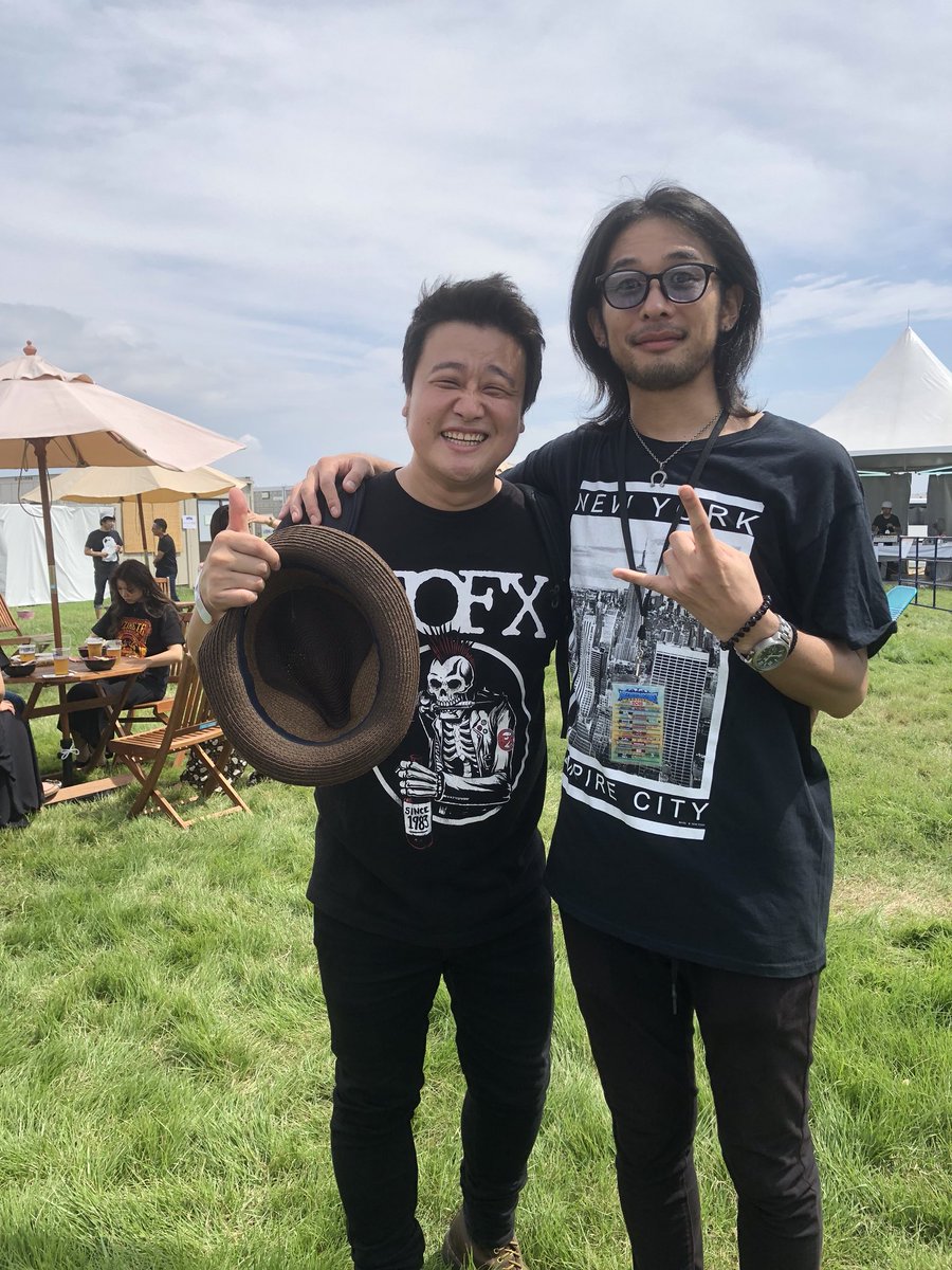 LEE YONGWON with IGARI from HEY-SMITH #HAZIKETEMAZARE2018