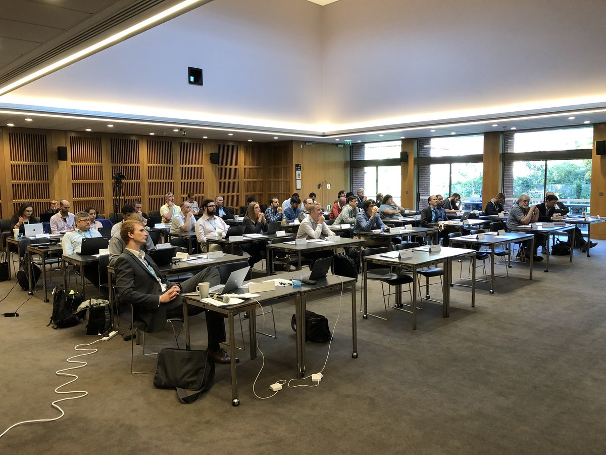 jonathan_beard's tweet photo. #ArmHPCUsersGroup getting started for the last session! There are a few seats left up front.....come quick to see @FujitsuHPC and @HPE_HPC present https://t.co/QVwD5VYVFg
