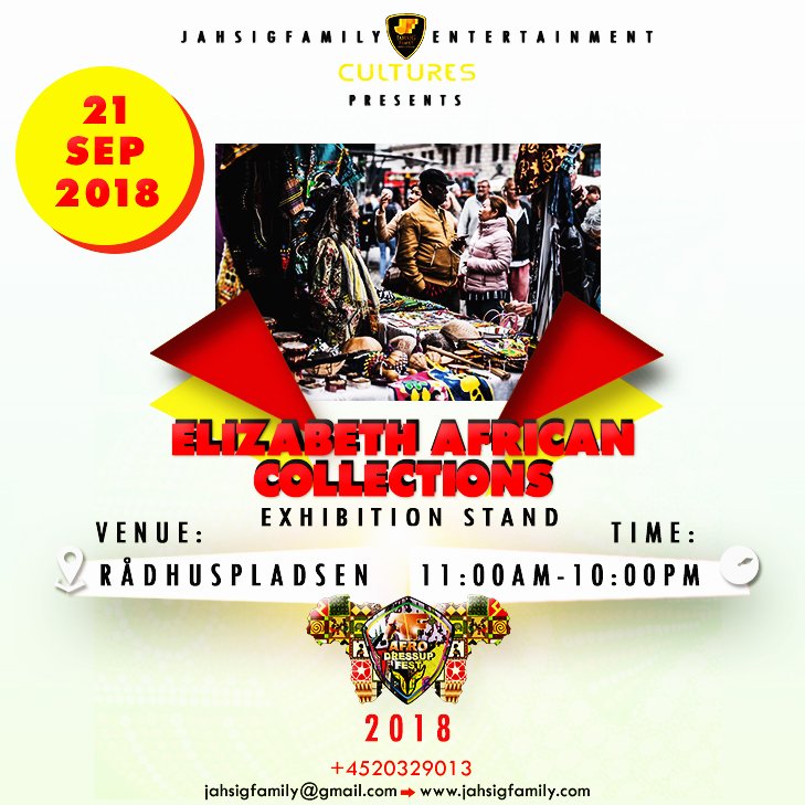 AfroDressUpFest's tweet photo. EXHIBITION STANDS FOR AFRO DRESSUP FESTIVAL/KØBENHAVN AFRIKANSK MARKET DAG 2018....🕺🕺🇩🇰🇩🇰💃♥️♥️🌍🤞🤞👊👊🔥🔥 

DATE: 21-SEPTEMBER-2018, FRIDAY AT 
VENUE: RÅDHUSPLADSEN 
TIME FROM 11:00AM AT 

#KISSAFRICA https://t.co/0lgiqzm0PO