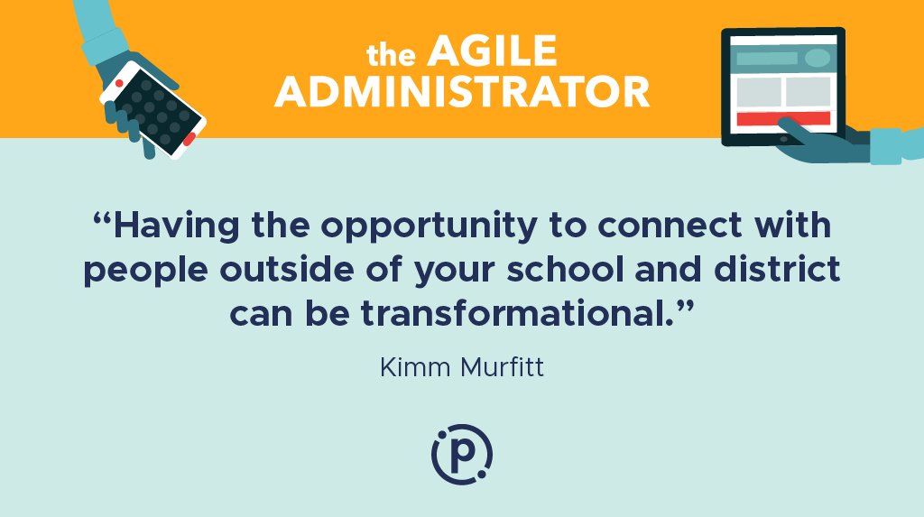 participate's tweet photo. How can Communities of Practice improve teacher learning? @kmurfitt1 answers all of your questions in the latest #agileadmin podcast! Listen up: https://t.co/puPoIqqK1v https://t.co/ejenM0JrL0