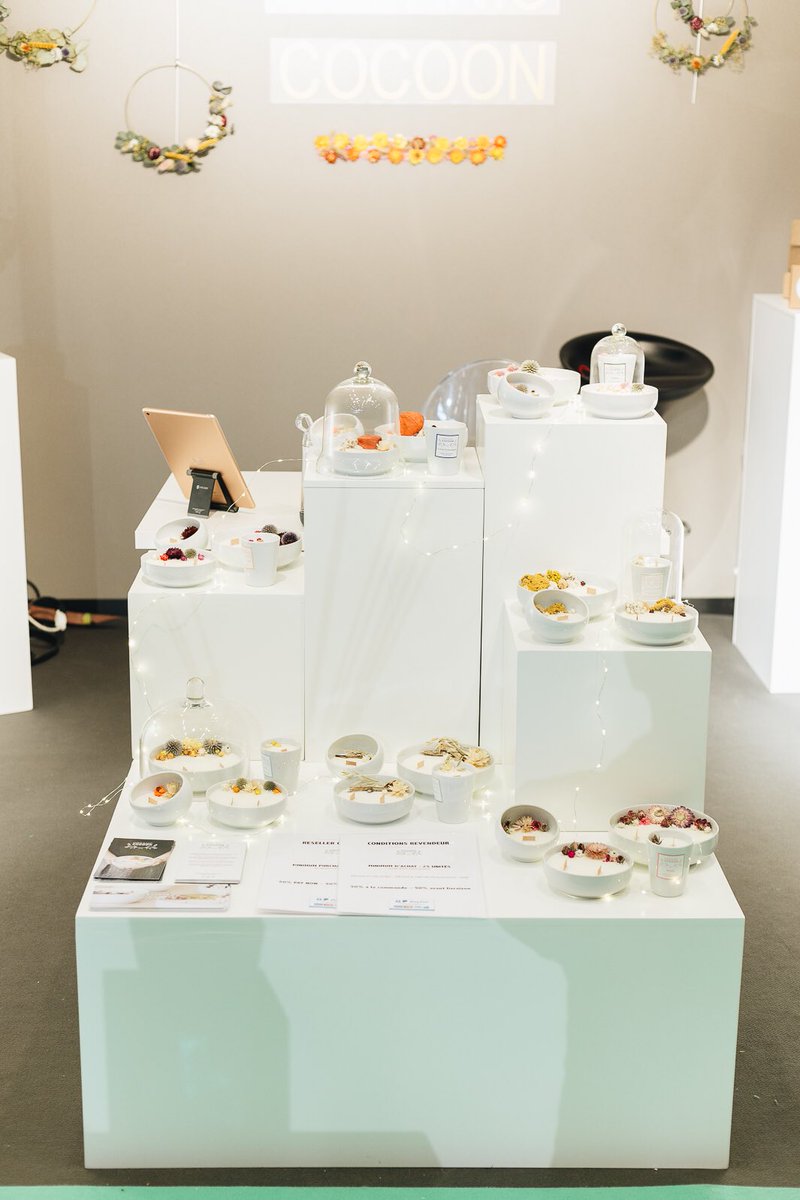 OrganicCocoon's tweet photo. Retour en images sur notre mignon petit stand du salon @MaisonObjet 💕 #MO18 https://t.co/Oe5NtKXmUJ