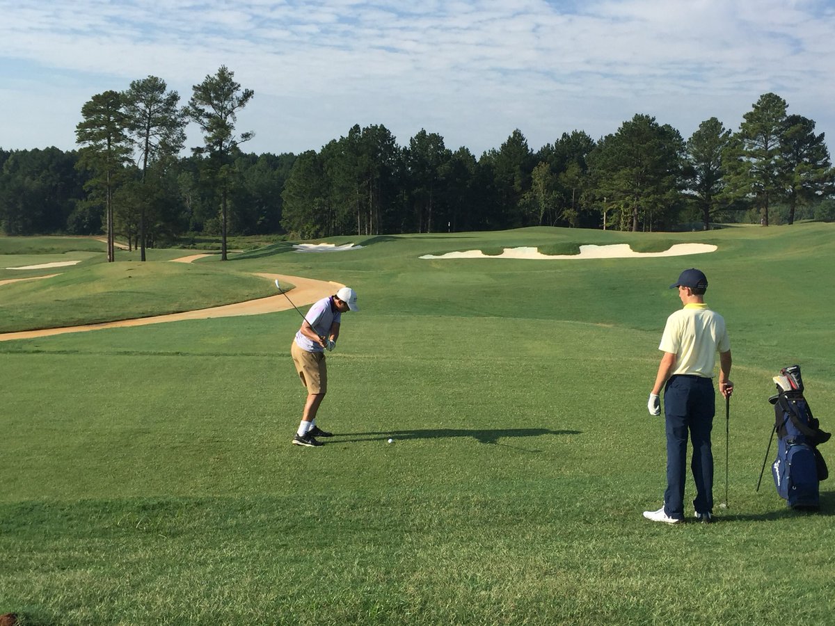 Lufkin boys kicking off the season at the brand new Tempest Golf Club!  They are the first ones to ever play the course! #LimitlessPossibilities #LufkinU