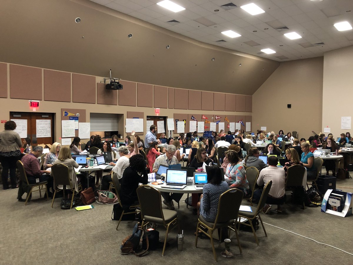 1,446 years of teaching experience across 4 districts together in 1 room to ensure that high quality, standards aligned materials get in front of our students. Excited to kick off the PFIN Cross-District Math Review! #materialsmatter