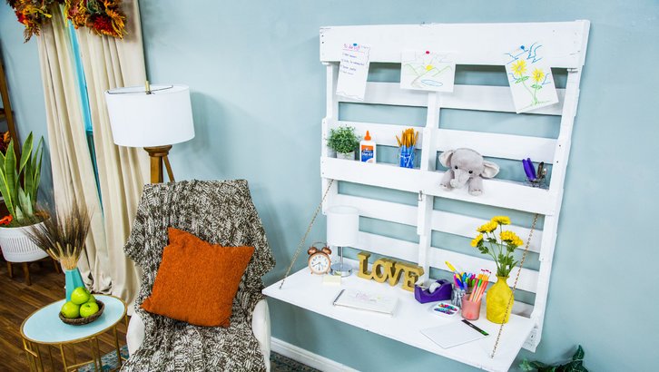 HomeandFamilyTV's tweet photo. . @CameronMathison is getting your kids ready for back to school by showing you how to put together your own DIY homework station. #DIY https://t.co/wpsHPEqHUa https://t.co/I28XeMZNhw