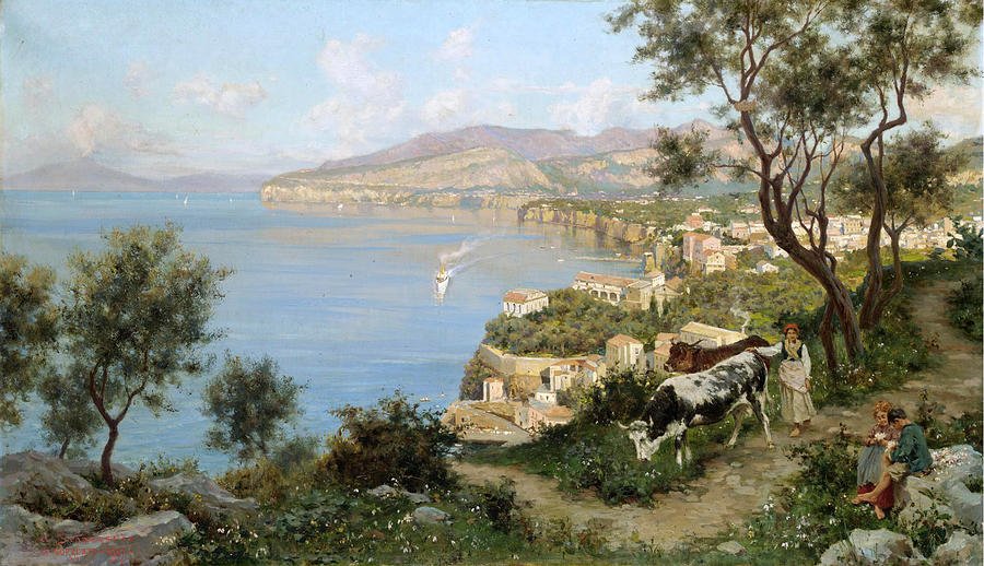 LuciaTassan's tweet photo. Il paesaggio era come un verso di poesia che crea se stesso.
Virginia Woolf✒

#EmozioniDiDonna @Sellitti_MR @Rebeka80721106

Buona nuova settimana!⚘🍃⚘🍃⚘🍃

View of Sorrento
🎨Carlo Brancaccio🇮🇹 (Naples, 1861- Paris, 1920) https://t.co/WxGw6T2fbv