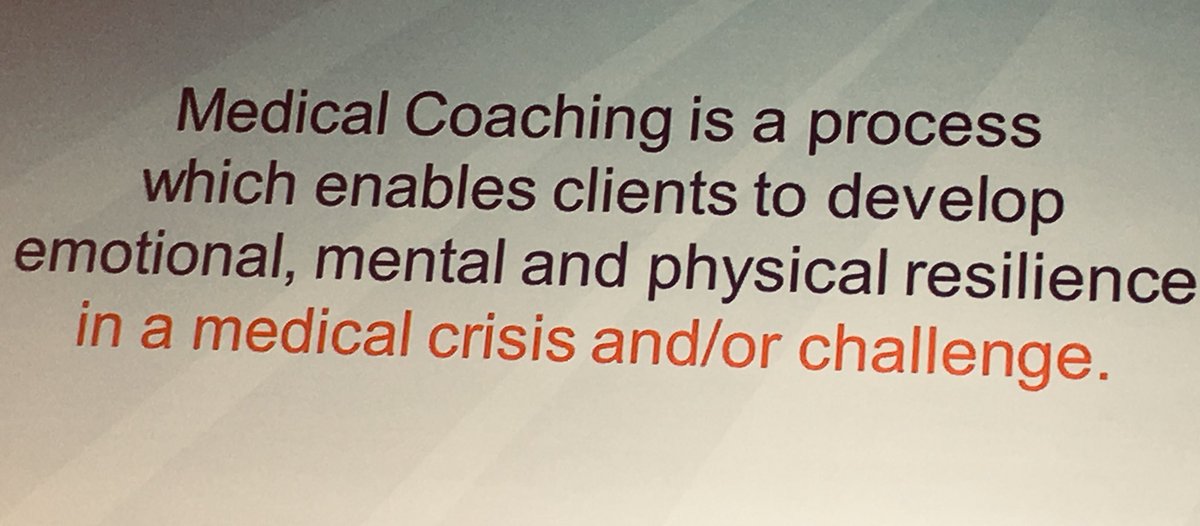 MEDICAL COACHING  #icfitaxvconf vision is about purposes... we cannot heal patients, but can focus them back to their vision and to their resources... and this for all kind of illness #coaching