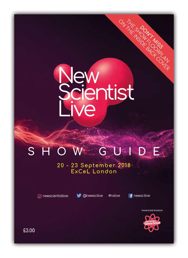 newscievents's tweet photo. With 3 days to go until we open our doors - our show guide is here! See everything to expect from this year's greatest science festival and start planning your day! - There's still time to get your tickets in! https://t.co/20ZoCjDsoP https://t.co/x71vAe7W5V