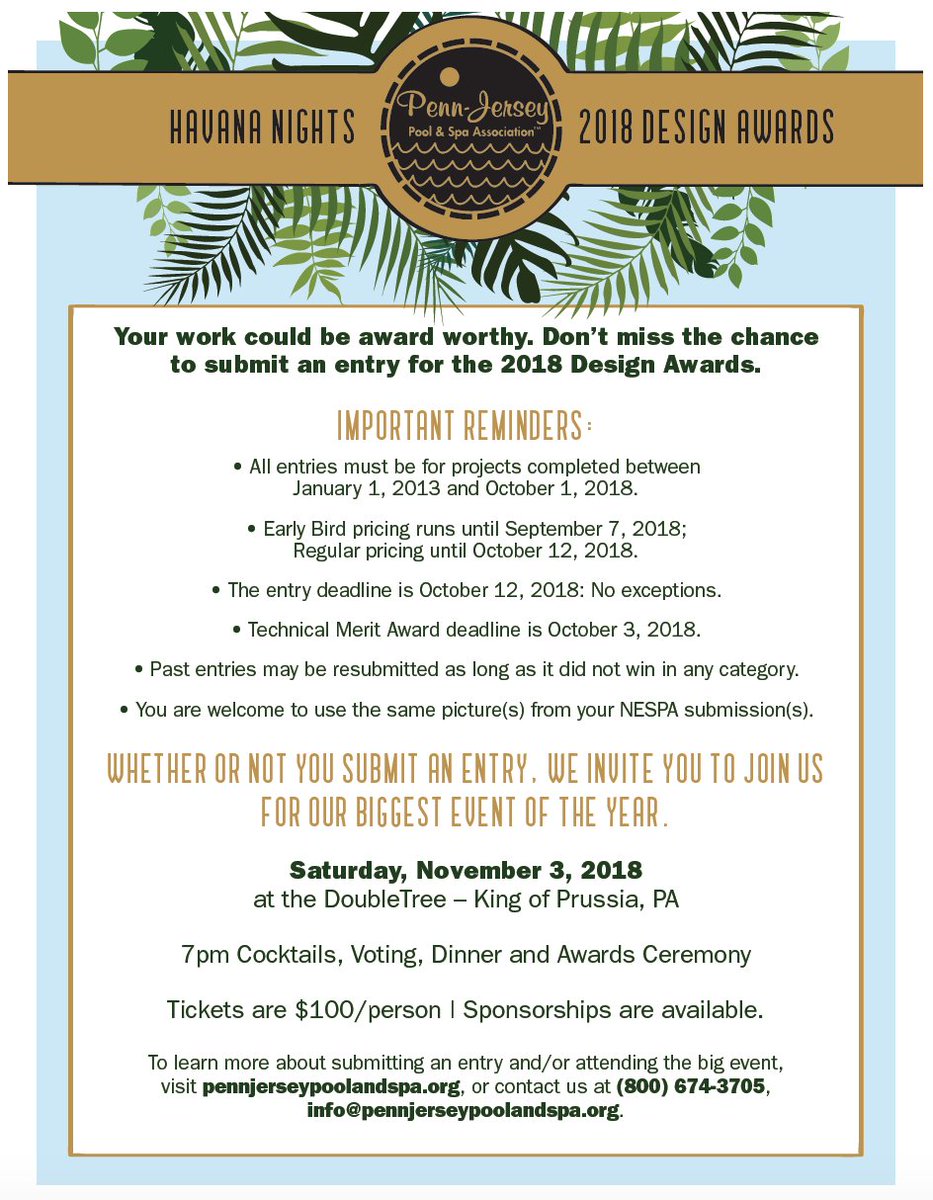 BlitheSales's tweet image. Up for some competition? Your work could be award worthy! Join Penn-Jersey for their biggest event of the year... DESIGN AWARDS!

Buy tickets and see our sponsorship opportunities here: bit.ly/2D6iH1X