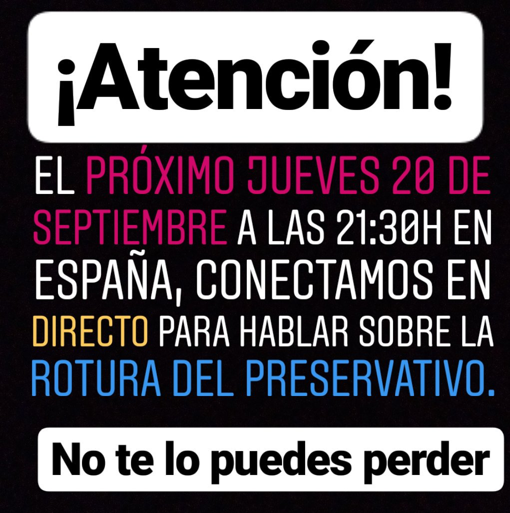 entrenosotrashm's tweet image. El próximo jueves 20 conectamos desde nuestra página de #facebook buscanos como ENTRE NOSOTRAS HYM y aprendamos a  tener una #vida sexual sana y responsable #FelizLunes #vidasexual #pontecondon #preservativo