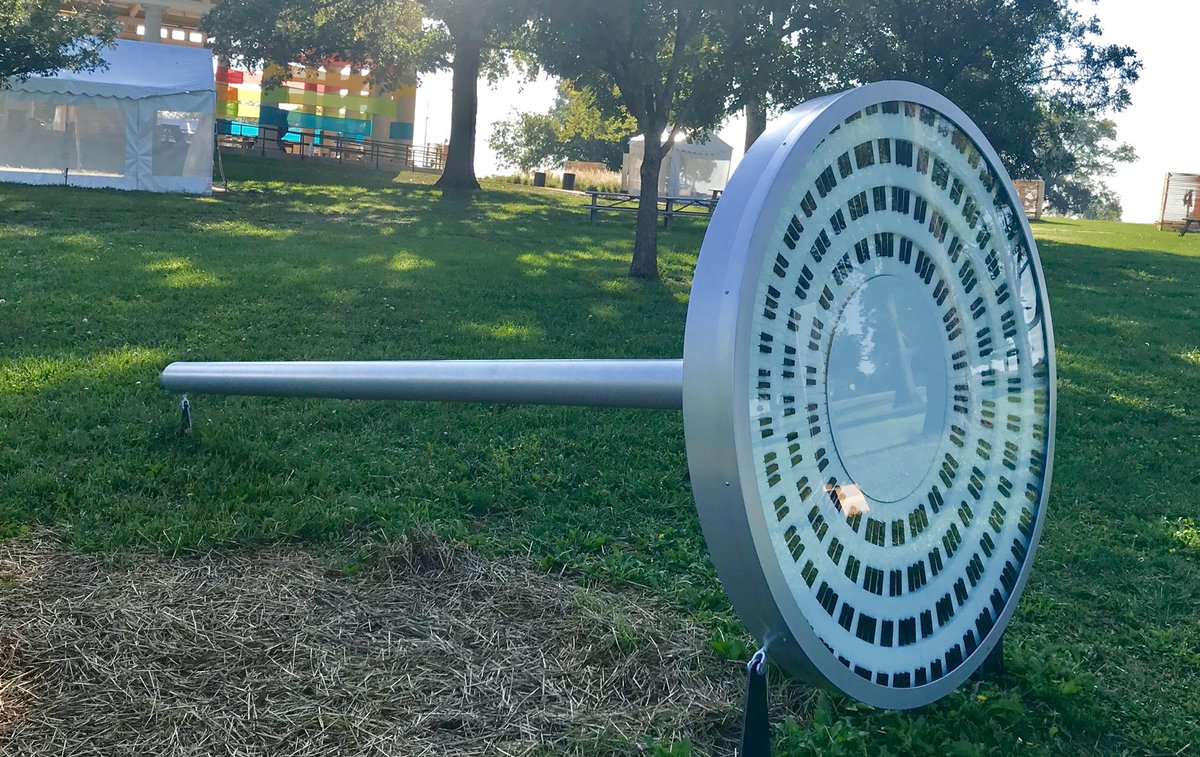 KCMOParks's tweet photo. Another #OpenSpacesKC installation in Swope Park! #MeatAndMusic by Alexandre Arrechea #KCParks #WhereKCPlays @OpenSpacesKC https://t.co/WDWWAs98ch