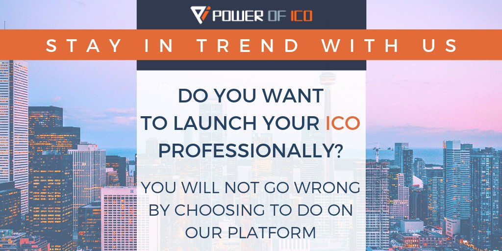 PowerofICO's tweet image. If you want to launch your #ICO professionally, you will not go wrong by choosing to do on our @PowerofICO platform! Your success is the primary goal for our team.
#powerofico #ICOs #SmartContracts #icoplatform #blockchaintechnology #Crypto #cryptocurrency