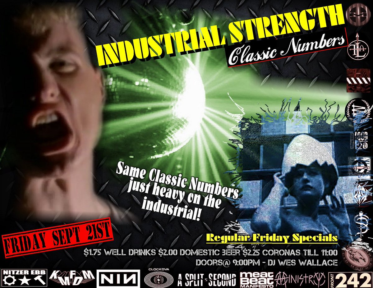 Numbers_Houston's tweet image. A little something for everyone this week! #kinkytuesdays facebook.com/events/5386030…

Friday - #industrialstrength #classicnumbers  facebook.com/events/1089743…

Saturday - #underworldsmonthlybash #thecure tribute! facebook.com/events/8682599…