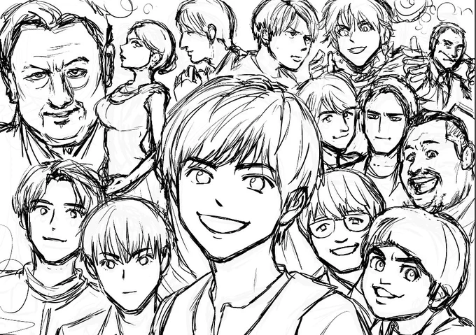 んん～～～～～ 近日中に描き終えたいですね。。。 
