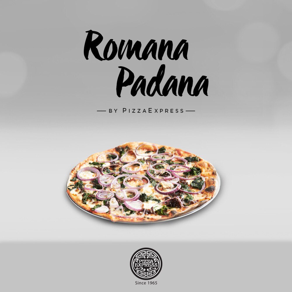 The perfect union of creamy goat’s cheese and sweet caramelized onion with hints of Spinach and a layer of creamy mozzarella. Tag someone you‘d share your pizza with!
#PizzaExpressIn 

#pizzaexpress #pizzas #romana #padana #goatscheese #fortheloveofpizzas #foodies #bestpizzas