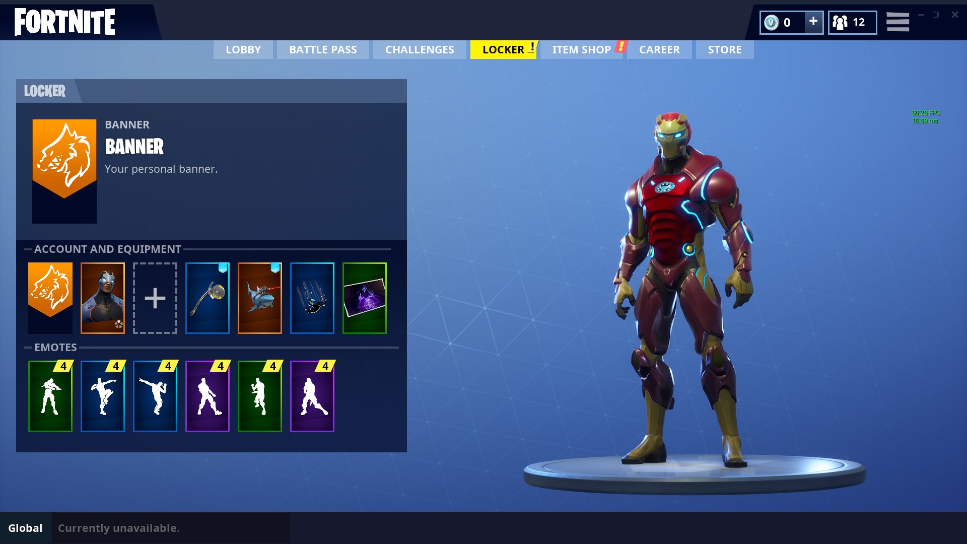 Thip on X: “the iron man skin in fortnite #customskin #ironman 