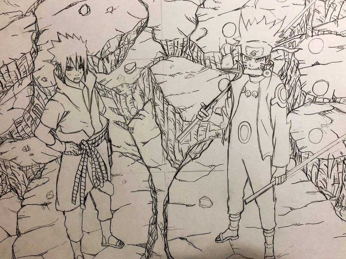 竜也 Ar Twitter ナルトとサスケです 5年くらい前に描いたのを書き直しました 下書きですけど Naruto Naruto疾風伝 うずまきナルト うちはサスケ ナルトとサスケ イラスト好きな人と繋がりたい イラスト