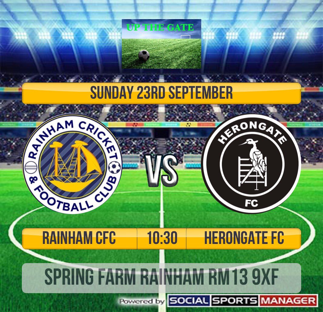We travel to <a href="/CfcRainham/">CFC Rainham</a>  this weekend hoping to make 3 out of 3. #upthegate 🌕⚫️👊