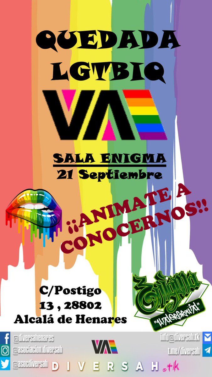 EnigmaUnd's tweet photo. Este viernes se anuncia fiestón en el Enigma Underground!!! 
@AsocDiversAH https://t.co/3ngr5p9gXx