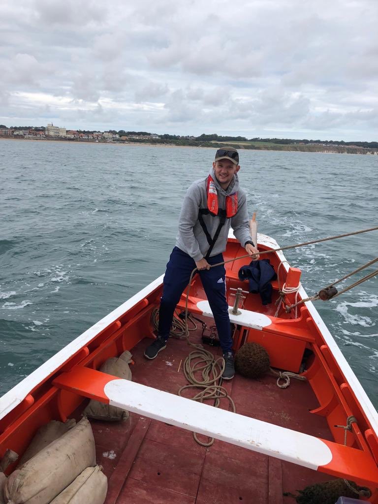 jp3arson's tweet image. Different kind of boat than I’m use to this weekend. Great morning sailing the 106 year old cobble ‘Madeleine Isabella’ 

Not forgetting of course our life jackets and VHF RADIO for means of contact.. #RespectTheWater #RNLI #sailing #sealife