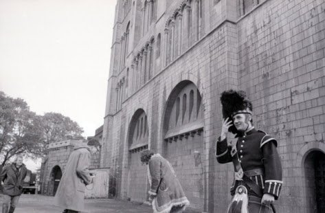 JonTrevithick's tweet image. Norwich becomes Scotland.
Michael Palin on location for Monty Python, Series 3. 1972.