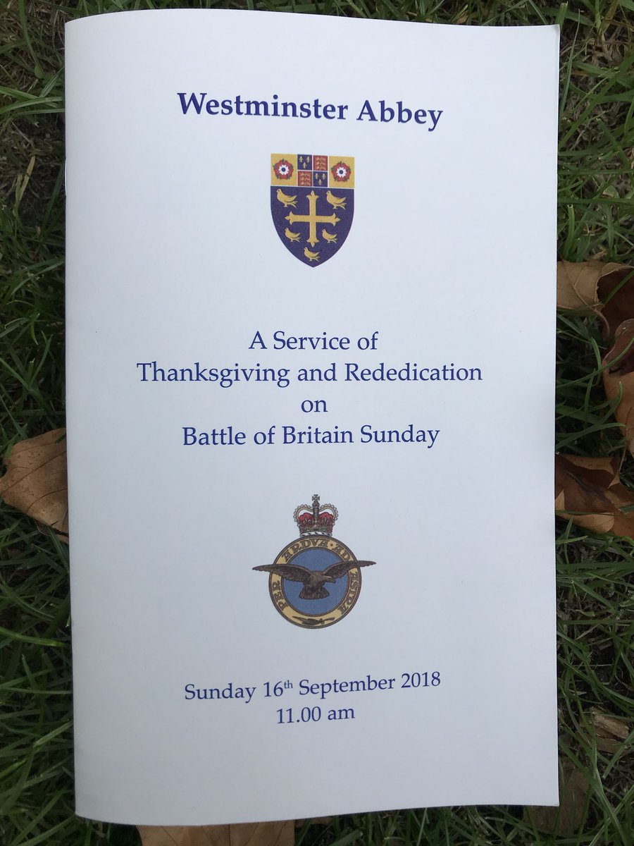 Members from 600 (City of London) Sqn RAuxAF attended the Battle of Britain Service at Westminster Abbey on Sunday 16 Sep 18