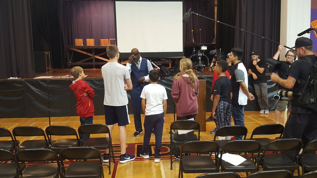 Mr. Gardner- CEO of Happyness. "Do not confuse your net worth with your self worth." Thank you for reminding us to dream. Can't wait to see the next Gardner come from our school.