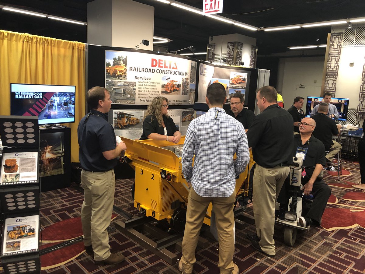 DeltaRRConst's tweet photo. Thanks to everybody that stopped by our booth today! See you in the morning! #AREMA2018 https://t.co/YeajWOvgzo