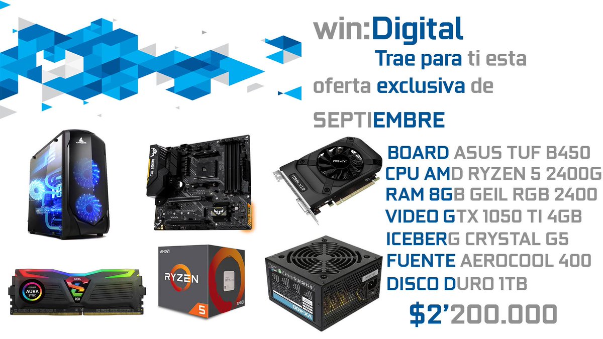 Aprovecha por septiembre este gran PC a un precio insuperable y empieza a jugar los últimos títulos del mercado sin problema!

Juegos completamente fluidos y sin problemas!