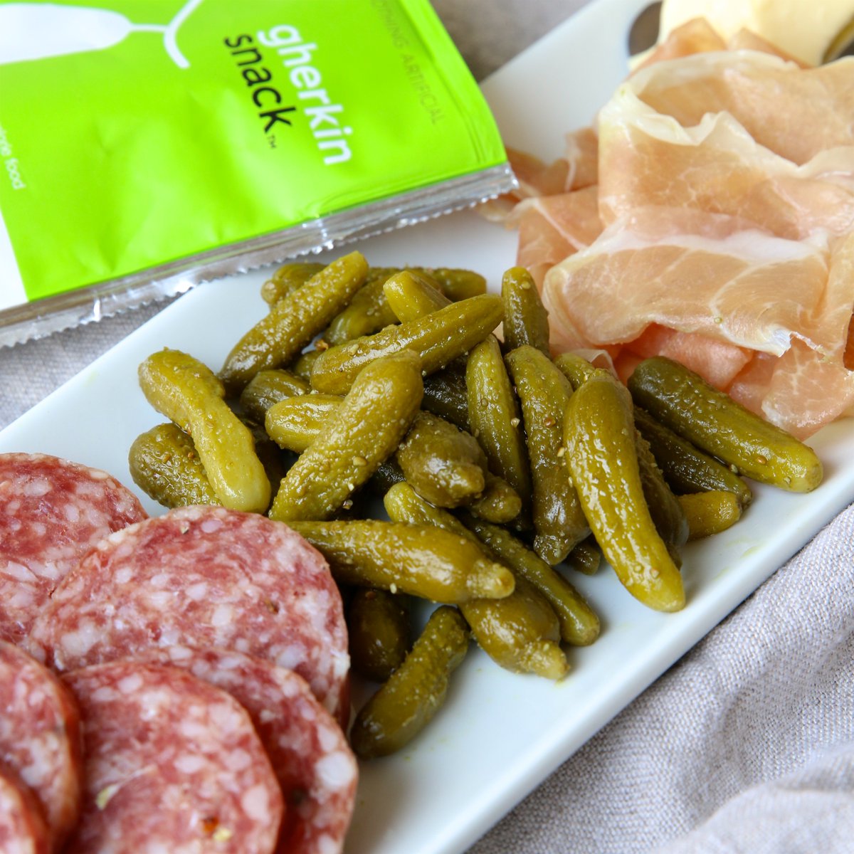 KetoKrate's tweet photo. Gaea’s Marinated Gherkins are the first shelf-stable veggie snacks with zero preservatives and all natural ingredients! https://t.co/J7ZhxmVeuX @GaeaOliveOil https://t.co/KLSeCEzKgh