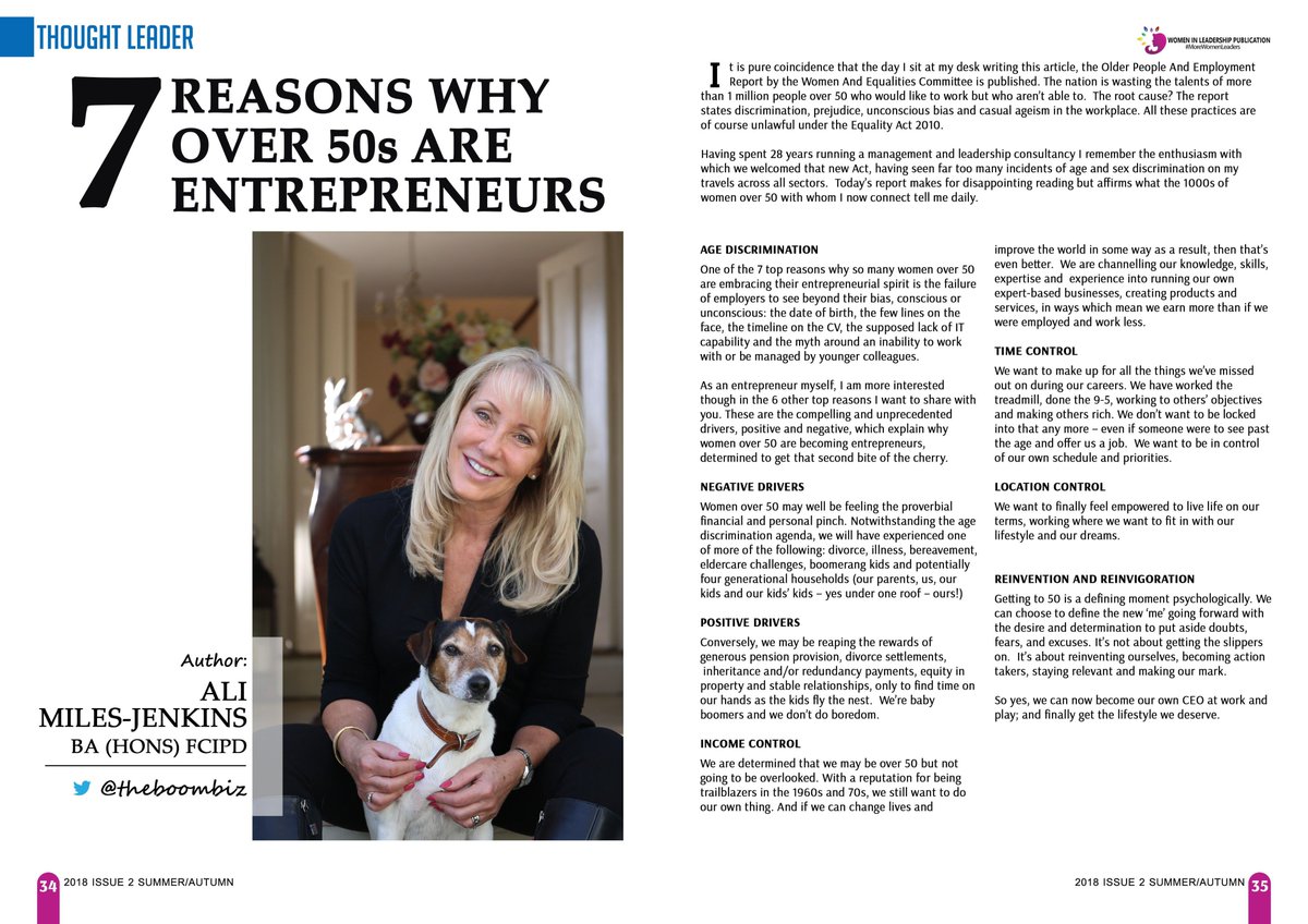 Great to see Alison Miles-Jenkins @theboombiz included as a Thought Leader in the latest issue of <a href="/WILPublication/">Women in Leadership Publication</a>  #womaninbiz #entrepreneurs