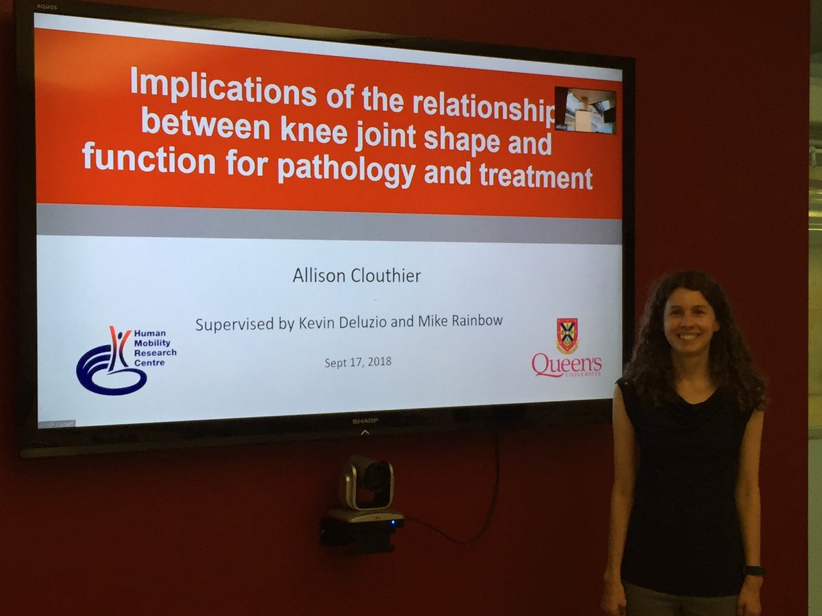 HmrlQueensu's tweet image. Congratulations to Dr. Clouthier on a successful PhD defence! Best of luck in the future! We hope you’ll come back and collaborate with us in the future. #biomechanics #phd