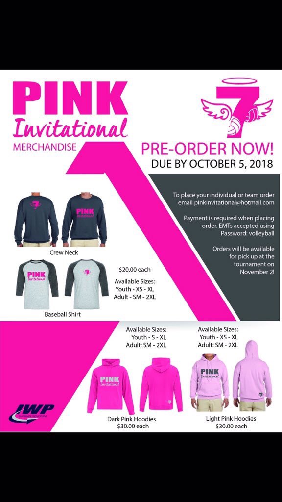 Look at the great clothes for this years PINK INVITATIONAL! Contact QE’s student council <a href="/QERHS_SC/">QE Student Council</a>  or Makenzie Puddicombe <a href="/MMMP2011/">Michelle Puddicombe</a> if interested in purchasing!