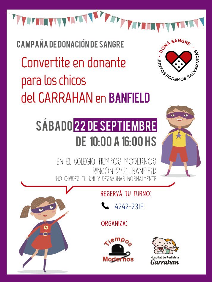 CTModernos's tweet photo. ¡Los esperamos este sábado!  #DonáVida https://t.co/sVZeLCs7jd