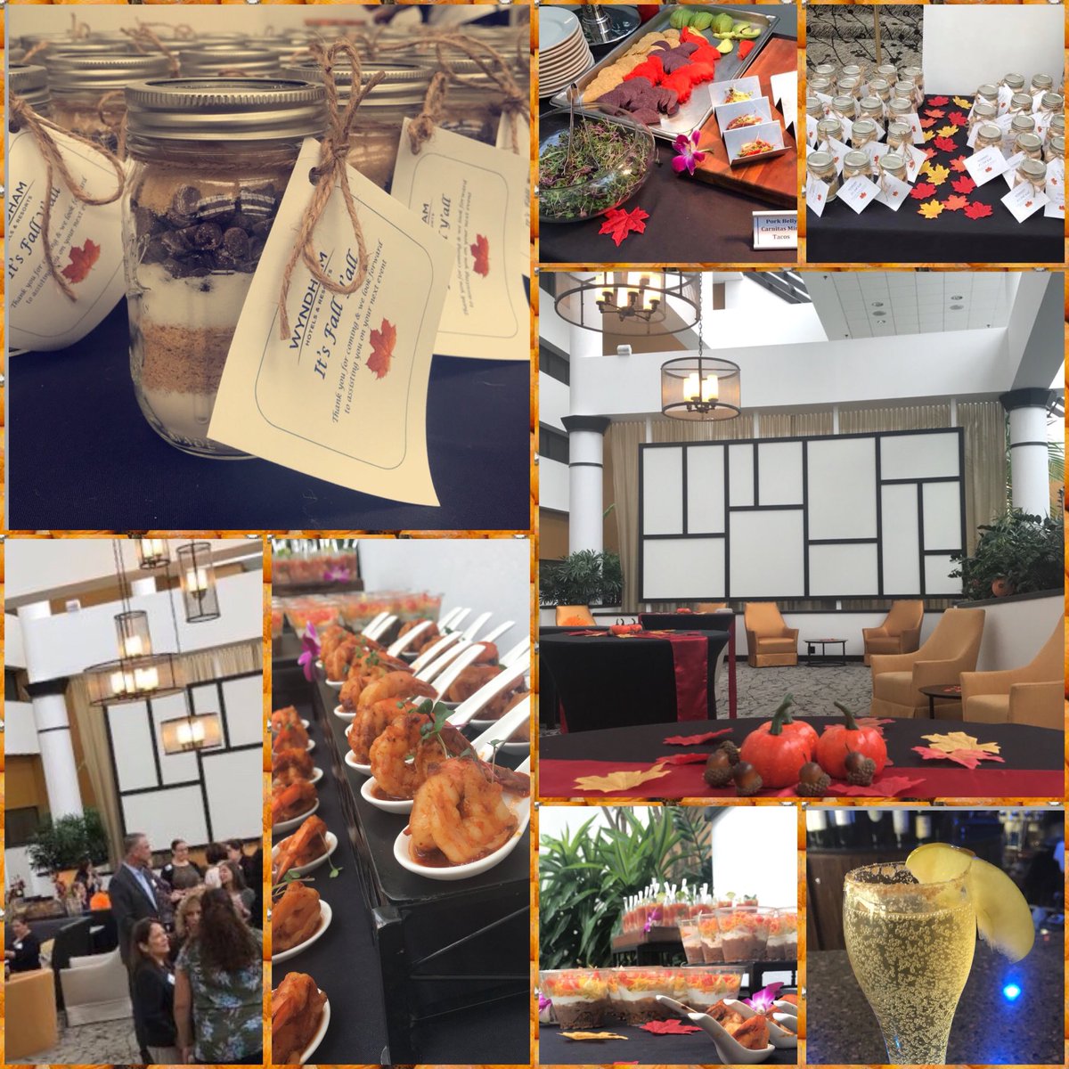 wyndhamhouwest's tweet photo. Thank you so very much for all who attended the It’s Fall Y’all Reception Thursday! It was an amazing attendance and we truly appreciate everyone’s support despite the stormy weather! #wyndhamhouwec #itsfallyall #clientreception #applecidarnmimosas #cookiesinajar #appreciation https://t.co/rehksJELdv