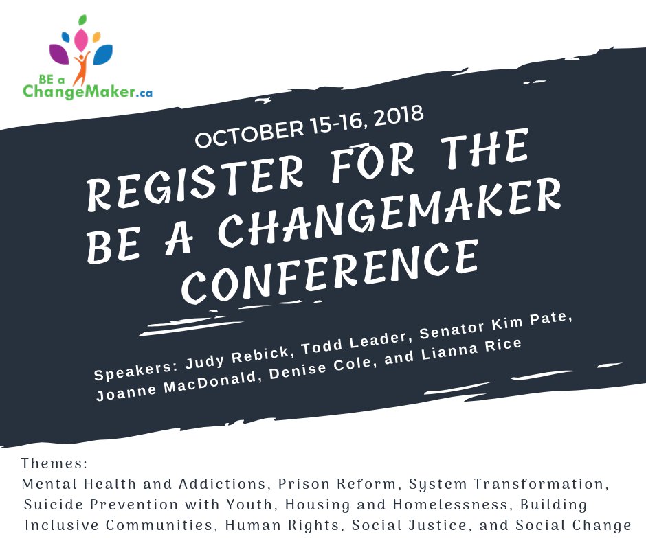 Do you want to make change in today's society but don't know where to start? <a href="/BChangeMaker/">Be A ChangeMaker</a> Conference is the place to be! Register today to learn tips from our inspiring speakers! tinyurl.com/ChangeMakerCon…