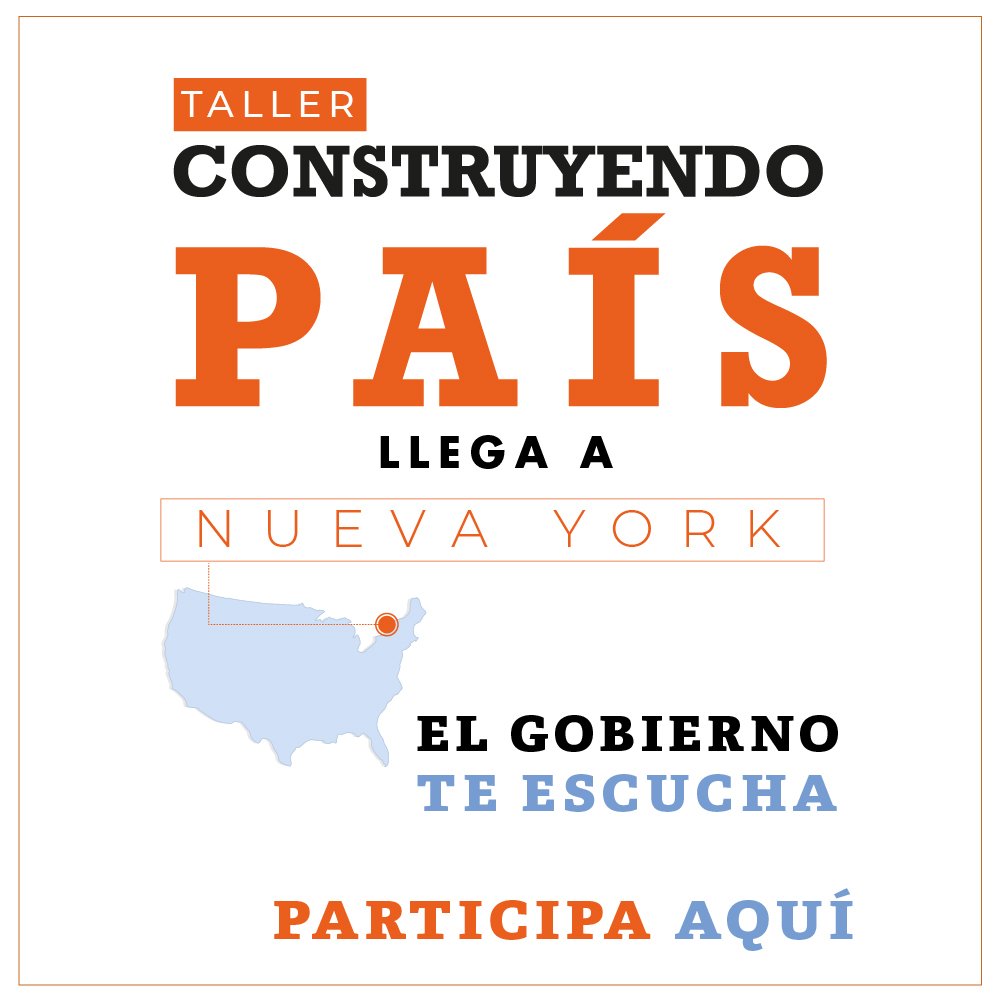 mincultura's tweet photo. ¡El próximo Taller #ConstruyendoPaís será en Nueva York! 🇨🇴 Si vives en el exterior o tienes amigos y familiares fuera del país, queremos saber de ti 👉 https://t.co/Qncp5dT6Il https://t.co/6KcnLfzg4B
