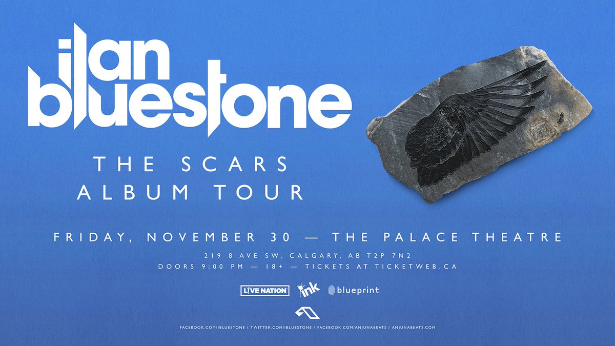 JUST ANNOUNCED &amp; ON SALE NOW: <a href="/anjunabeats/">Anjunabeats</a> recording artist <a href="/iBluestone/">ilan Bluestone</a> is coming to <a href="/thepalace_yyc/">The Palace Theatre</a>  on Friday, Nov. 30! RSVP here for more info: bit.ly/2MIWI0k