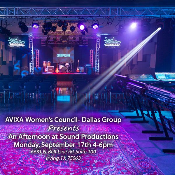 thesmoothfactor's tweet image. DALLAS - Don't miss the @AVIXAWomen event today @soundpro #AVIXAWomen #AVtweeps 💪👍