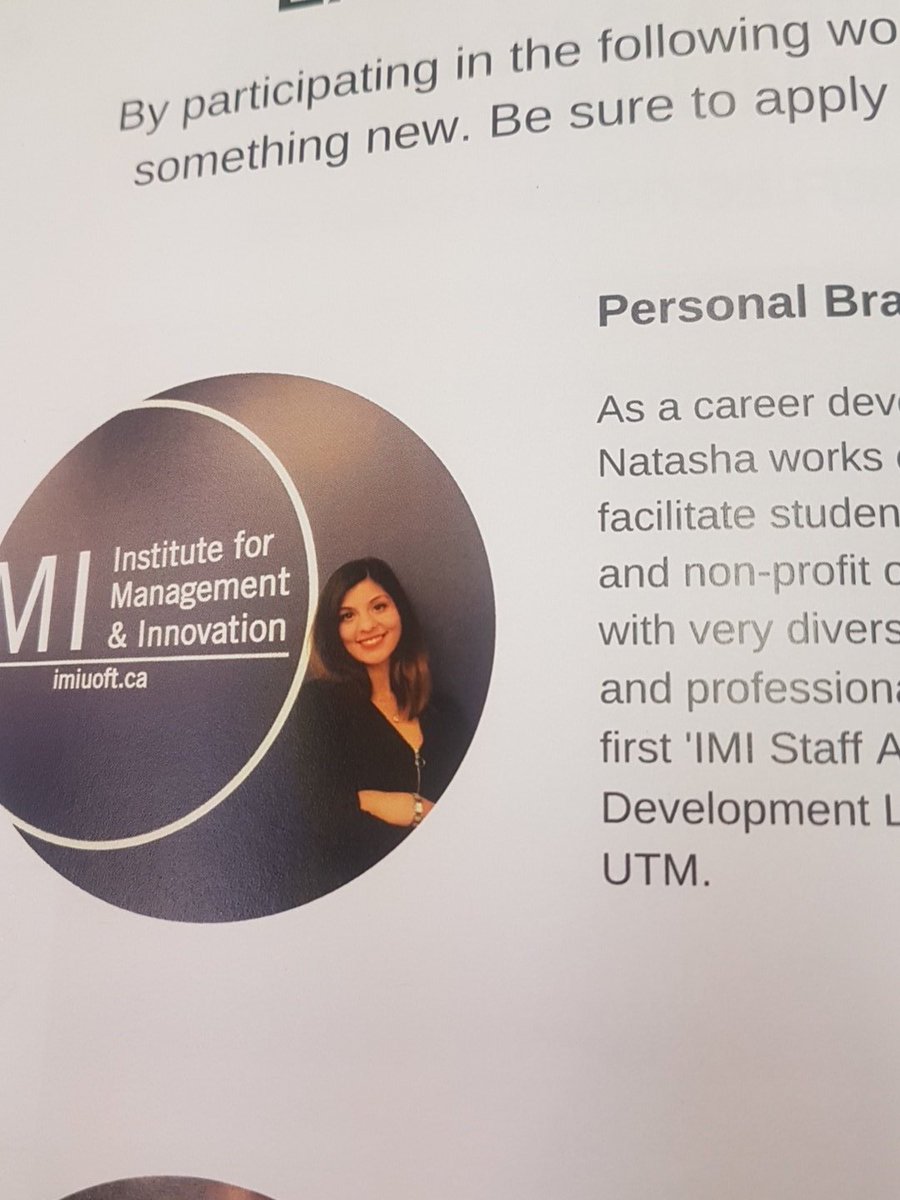 Loved presenting at Momentum Conference @ManagementUTM today. They didn't laugh at my jokes much but I did get some great questions and feedback. Thanks to <a href="/michelleyca/">Michelle Atkinson</a> and <a href="/AndrewOstos_TD/">Andrew Ostos</a> - I used your Twitter profiles as excellent examples of professional branding