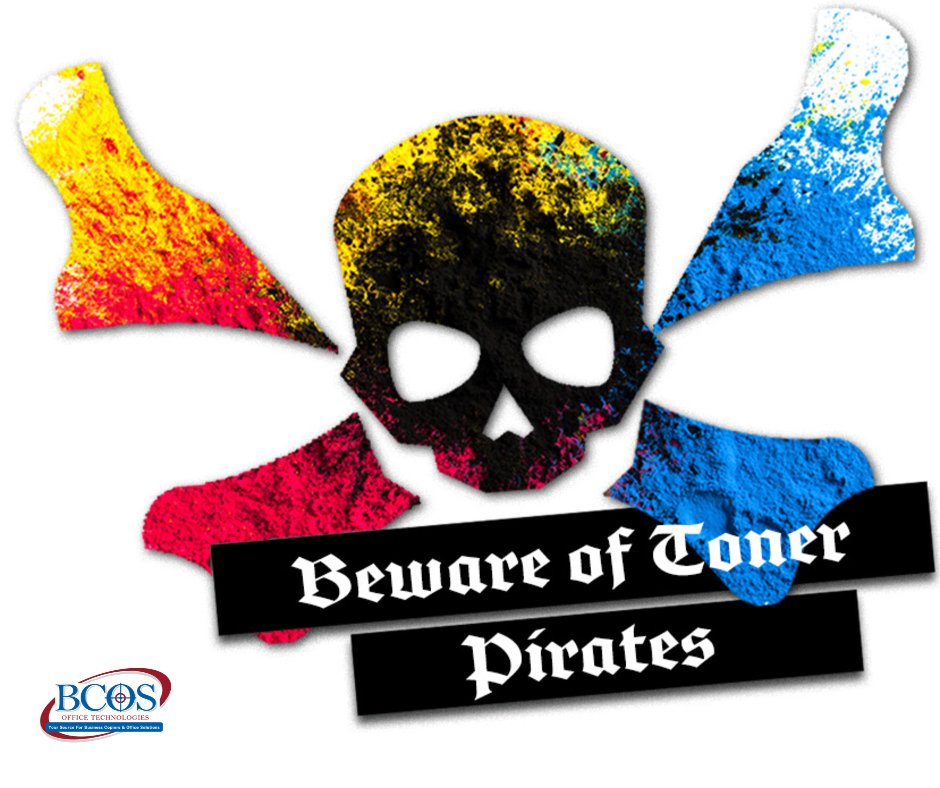 BCOSOfficeTech's tweet photo. PSA: Toner Pirates are at it again!  Remember these 2 things:

1. If you have a copier and a service agreement with us we DO NOT charge for toner
2.We will not call to tell you to order a numerous amount of toner due to price increases https://t.co/IHUooIavys