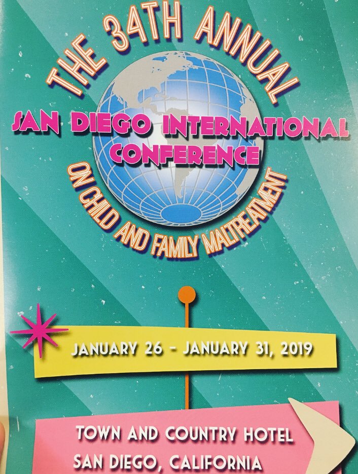 drmelbern's tweet photo. San Diego International Conference on Child and Family Maltreatment is happening in January! @ChadwickCenter @radychildrens #ChadwickConvo https://t.co/IUjvp0qcDx https://t.co/6lnqQPo9ir