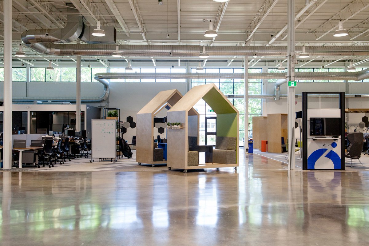 Miovision's tweet image. Thanks to everyone in #KWawesome who came out this weekend during @DoorsOpenWR here @Catalyst137kw . We had a blast showing people around our space!