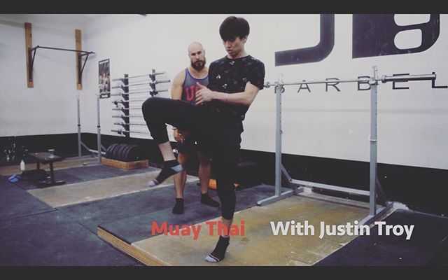 JesseIrizarry's tweet photo. New Moment With coach. Justin Troy @justinsert , Muay Thai coach, discusses with Jesse the importance of hip extension in Muay Thai kicks. https://t.co/2wx6gE6izi #jdibarbell #jdistrength #strikers #muythai #thaiboxing #learn #coach #share https://t.co/nUJkiDQkyT https://t.co/OKe50eJwQh