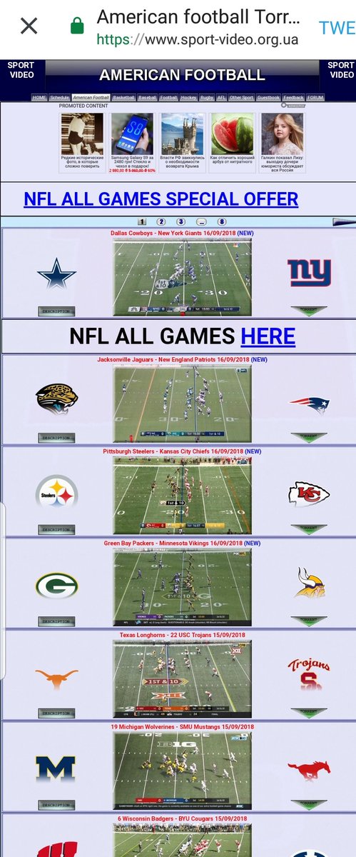 VideoRugby2017's tweet photo. FREE download sports video in HD, #Football, #NHL, #NBA, #MLB, #NFL,  #PremierLeague, #SerieA, #Bundesliga, #RUGBY  #NCAA #CollegeFootball 
ALL GAMES #NFL 2018 
#RaiderNation
#Jets
#LARvsOAK
#Patriots
#Cowboys
#GoPackGo
#GoHawks
#Eagles
#👉https://t.co/zSwTKqOqC9 https://t.co/nKU03gpC4Y