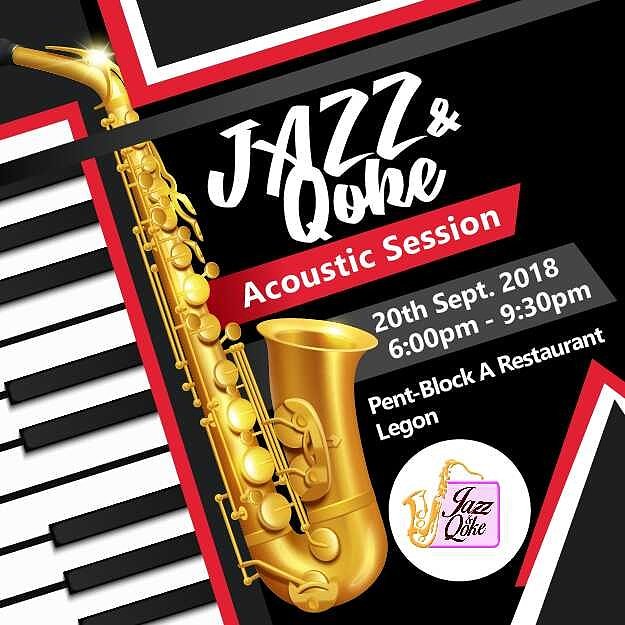 You don't want to miss this. Let's start the fun on Thursday 6pm-9:30pm.
#jazzandqoke #acousticsession. #legon