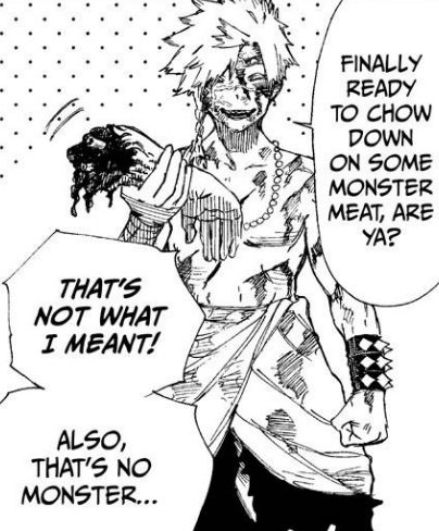 Caleb Cook on X: Hell's Paradise: Jigokuraku chapter 30 is up! In which  the Bandit King preaches healthy eating habits. Also, since ch30 is the  latest out in Japan, we're technically all