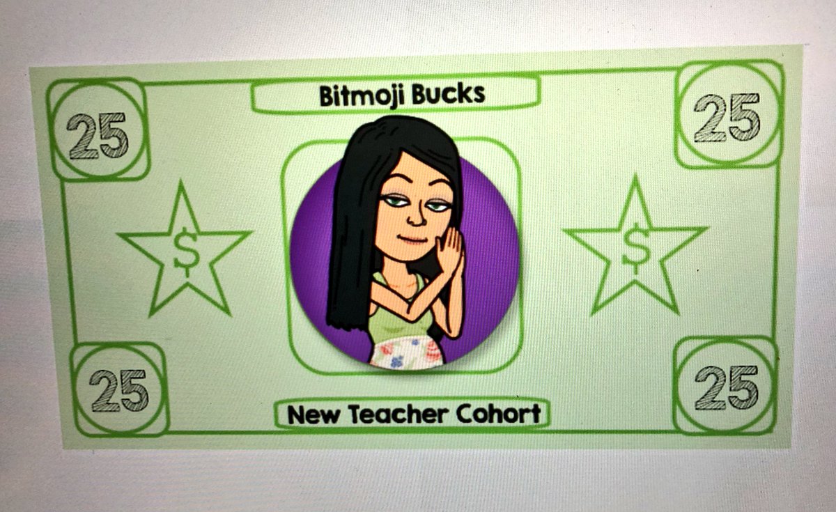 alissathelen's tweet photo. This Friday is the first day with my @GVSUCSO new teachers cohort - I am so excited for them to earn my bitmoji bucks!!! #alwaysateacher #newteachers #bitmojiobsessed https://t.co/fpoH3ifIqK